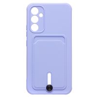 Чехол для Samsung SM-A346E (Galaxy A34 5G) силиконовый с картхолдером №4 <фиолетовый> ― Spb.OnlineBazar.su