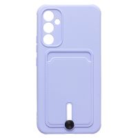 Чехол для Samsung SM-A346E (Galaxy A34 5G) силиконовый с картхолдером №4 <светло-фиолетовый> ― Spb.OnlineBazar.su