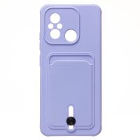 Чехол для Xiaomi 22127PC95I силиконовый с картхолдером №4 <светло-фиолетовый> ― Spb.OnlineBazar.su