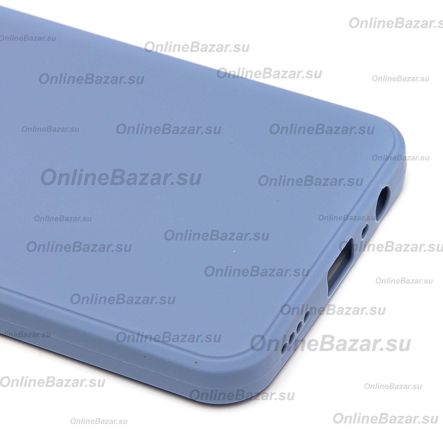 Чехол для Realme C33 силиконовый матовый №8 <синий> ― Spb.OnlineBazar.su