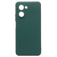 Чехол для Realme C33 силиконовый матовый №8 <зеленый> ― Spb.OnlineBazar.su