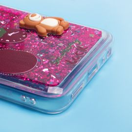 Чехол для Vivo Y35 (V2205) силиконовый 3D игрушки <бордовый>