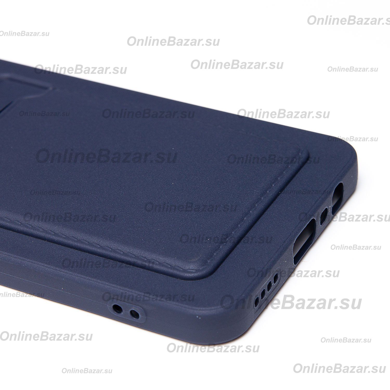 Чехол для Realme C63 силиконовый с картхолдером №9 <темно-синий> ― Spb.OnlineBazar.su