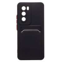 Чехол для Oppo CPH2629 силиконовый с картхолдером №9 <черный> ― Spb.OnlineBazar.su
