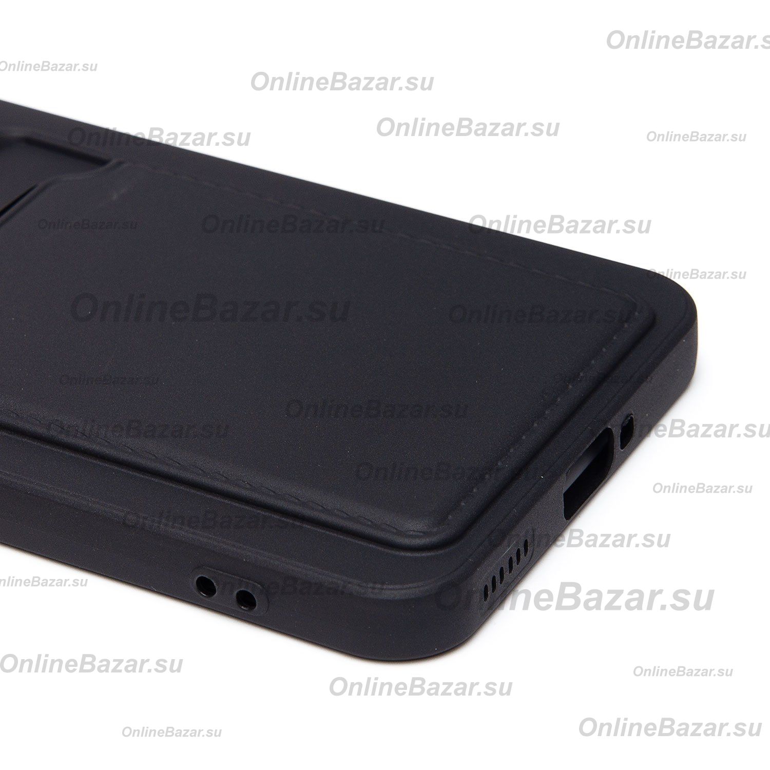 Чехол для Oppo CPH2629 силиконовый с картхолдером №9 <черный> ― Spb.OnlineBazar.su
