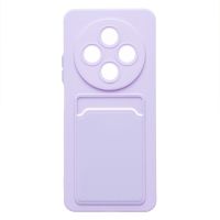 Чехол для Xiaomi Redmi 14C силиконовый с картхолдером №9 <светло-фиолетовый> ― Spb.OnlineBazar.su