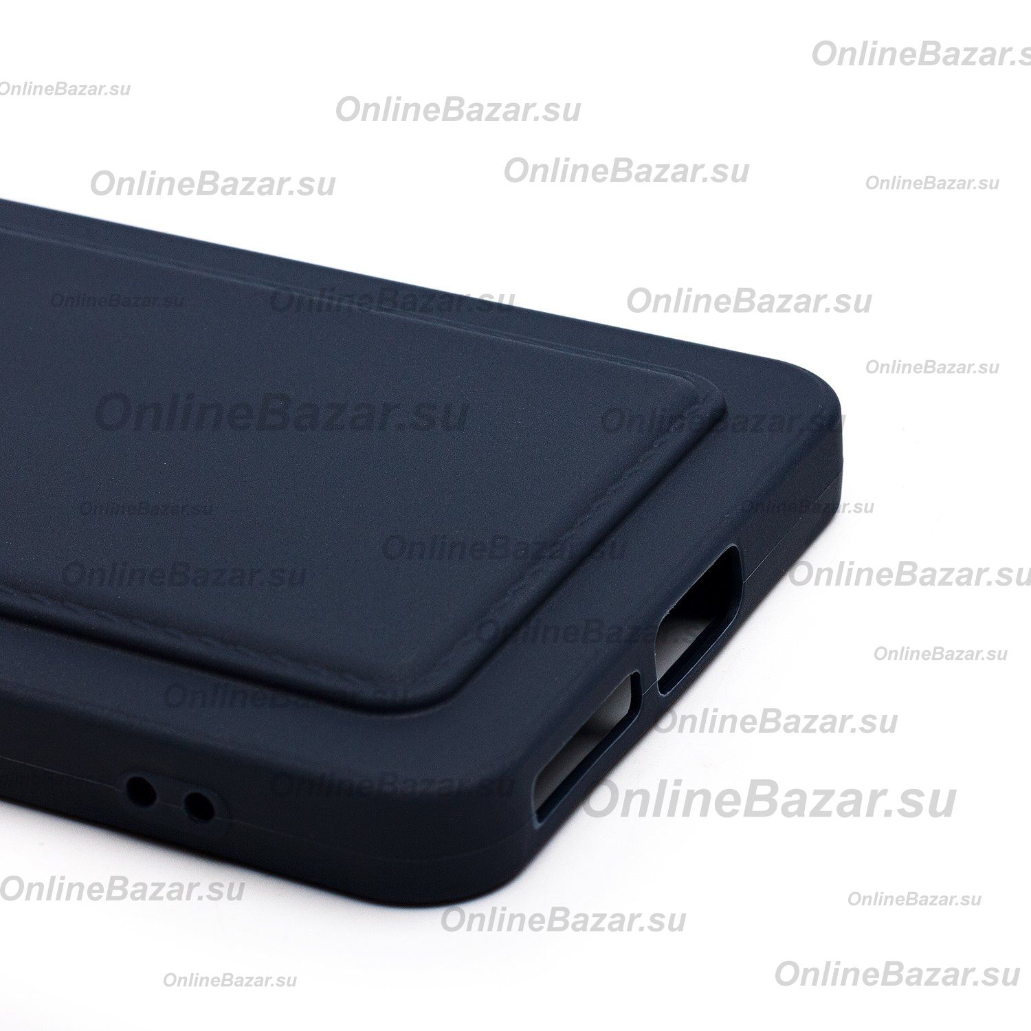 Чехол для Xiaomi Redmi Note 14 силиконовый с картхолдером №9 <темно-синий> ― Spb.OnlineBazar.su