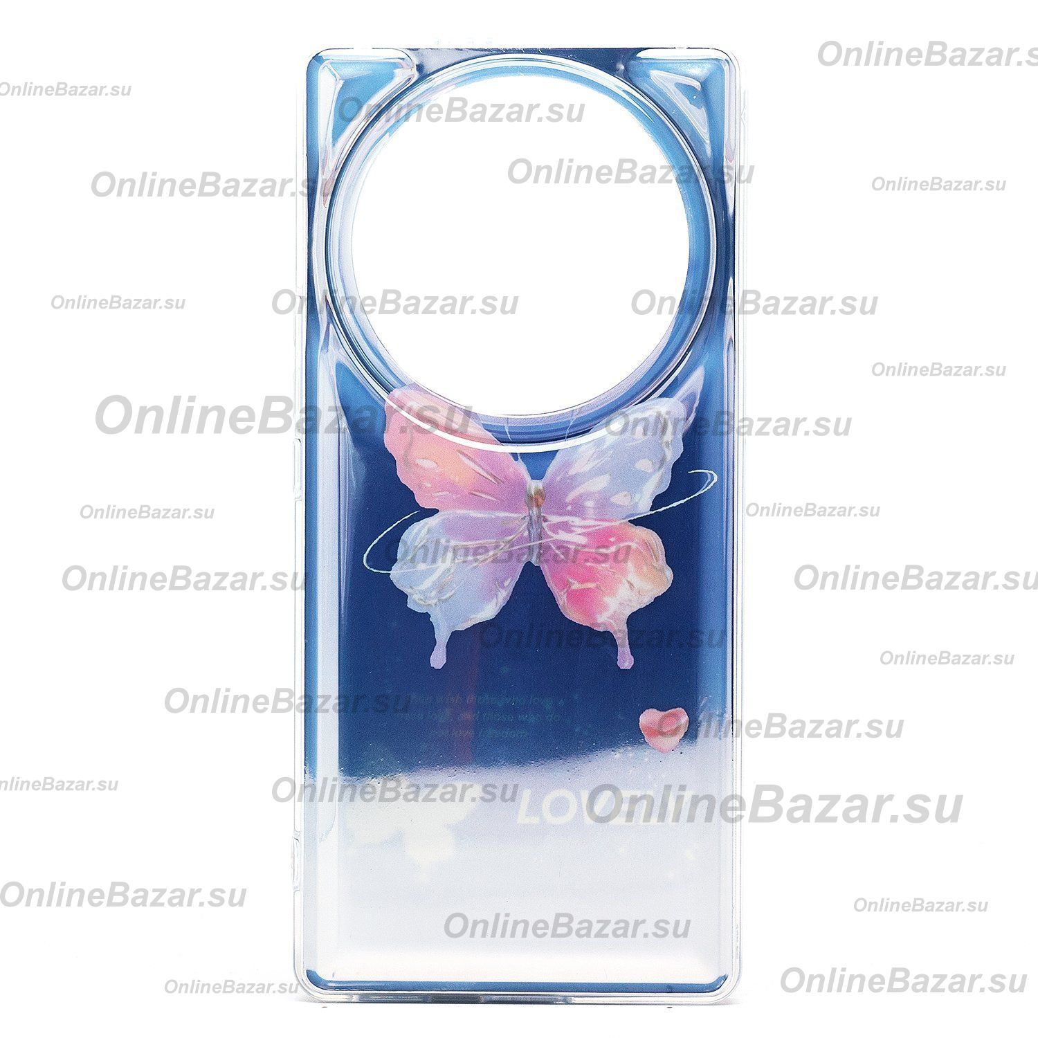 Чехол для Honor X9a (RMO-NX1) силиконовый (рис. 339) <голубой> ― Spb.OnlineBazar.su