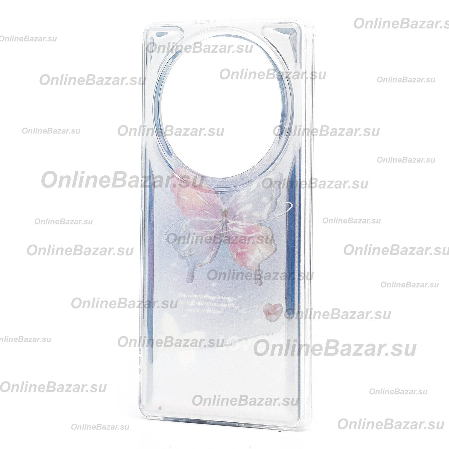 Чехол для Honor X9a (RMO-NX1) силиконовый (рис. 339) <голубой> ― Spb.OnlineBazar.su