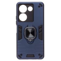 Чехол для Tecno Camon 20 Pro (CK7n) силиконовый противоударный с кольцом <синий> ― Spb.OnlineBazar.su