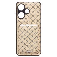Чехол для Infinix Hot 30i (X669D) силиконовый с картхолдером №8 <белый> ― Spb.OnlineBazar.su