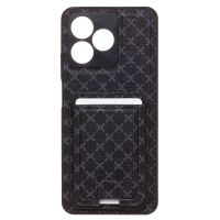 Чехол для Realme C53 силиконовый с картхолдером №8 <черный> ― Spb.OnlineBazar.su