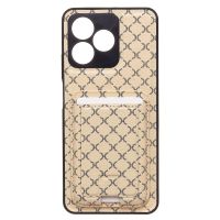 Чехол для Realme C53 силиконовый с картхолдером №8 <белый> ― Spb.OnlineBazar.su