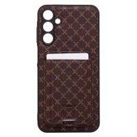 Чехол для Samsung SM-A156B (Galaxy A15 5G) силиконовый с картхолдером №8 <коричневый> ― Spb.OnlineBazar.su