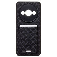 Чехол для Xiaomi 23129RN51X силиконовый MagSafe с картхолдером №8 <черный> ― Spb.OnlineBazar.su