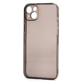 Чехол для Apple iPhone 14 Plus силиконовый ультратонкий <черный>