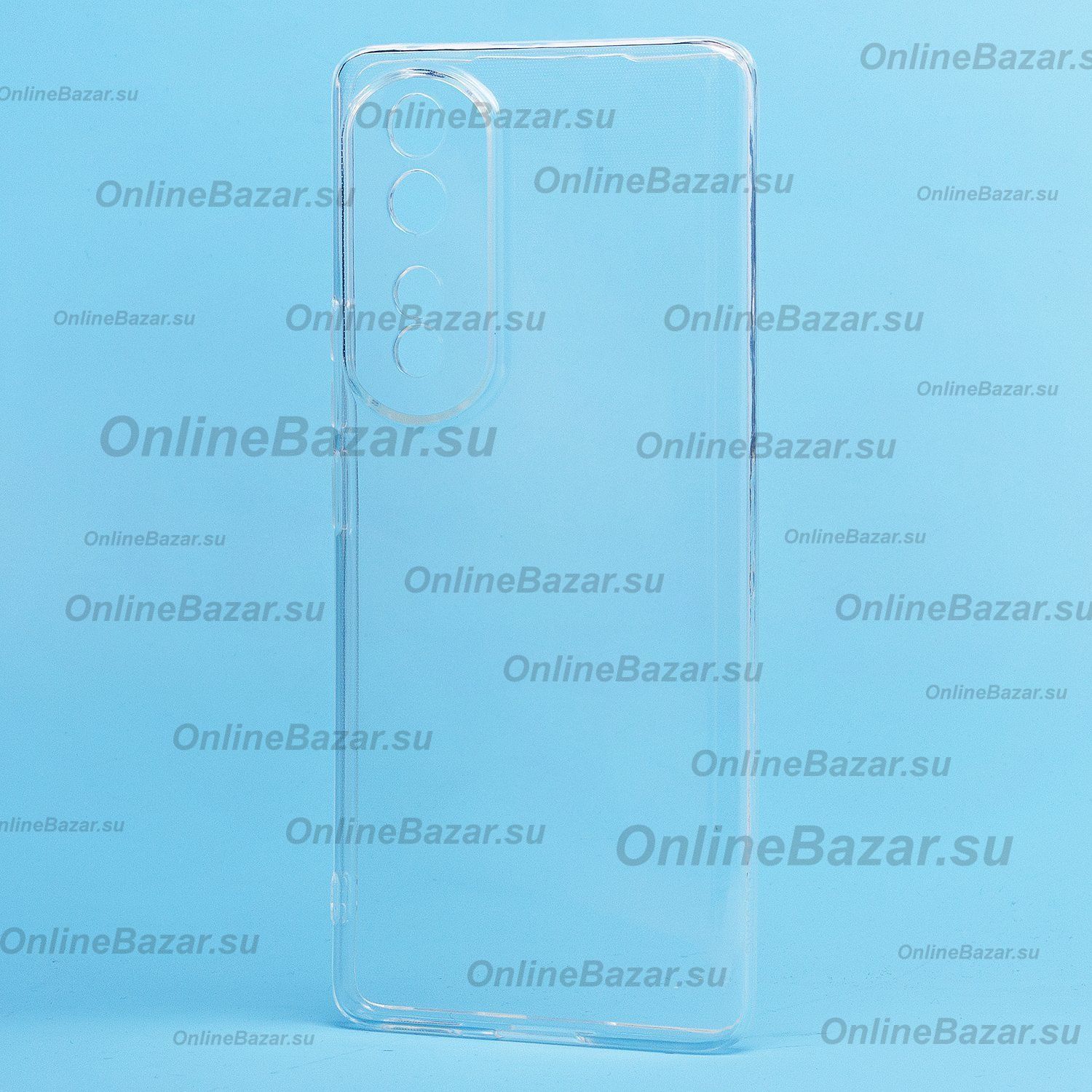 Чехол для Honor 80 Pro (ANP-AN00) силиконовый ультратонкий <прозрачный> ― Spb.OnlineBazar.su