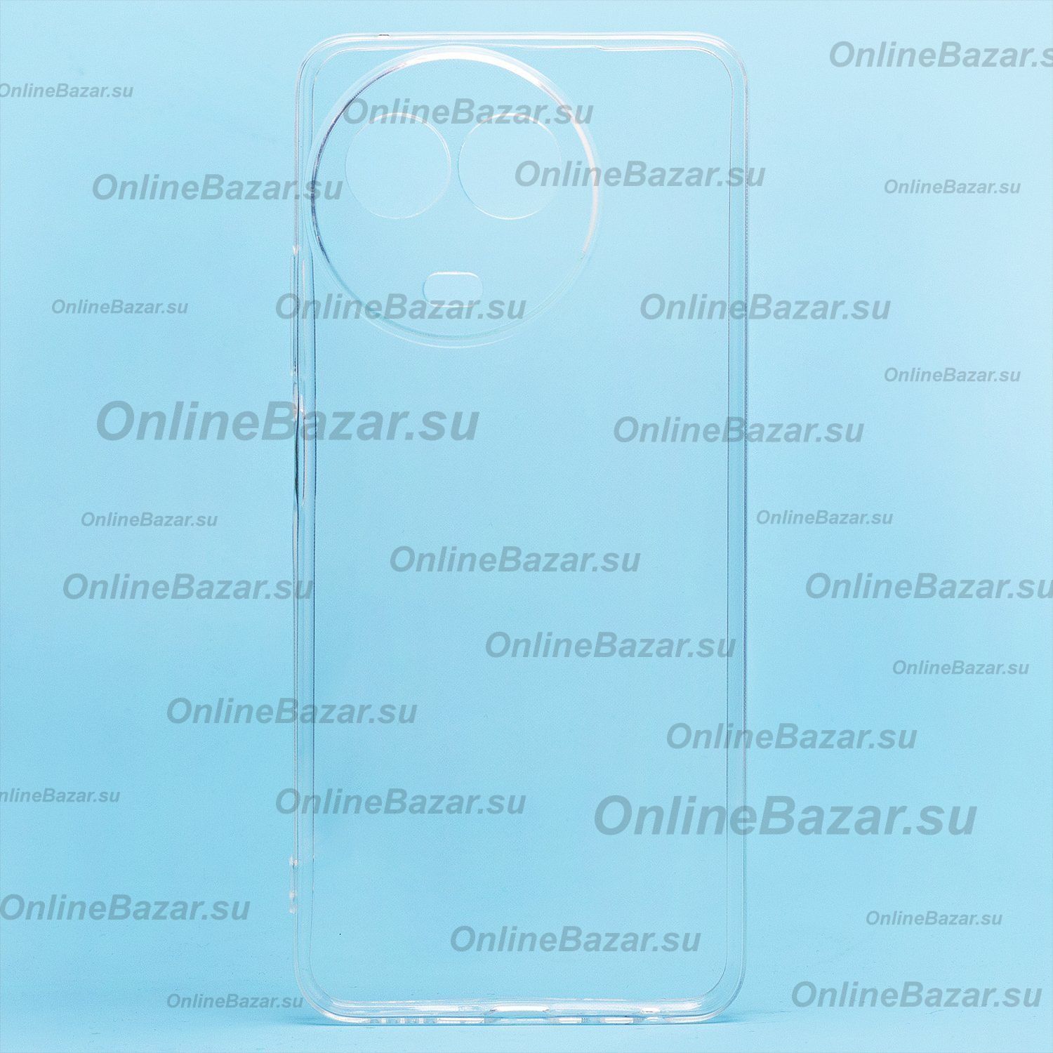 Чехол для Realme 11X силиконовый ультратонкий <прозрачный> ― Spb.OnlineBazar.su