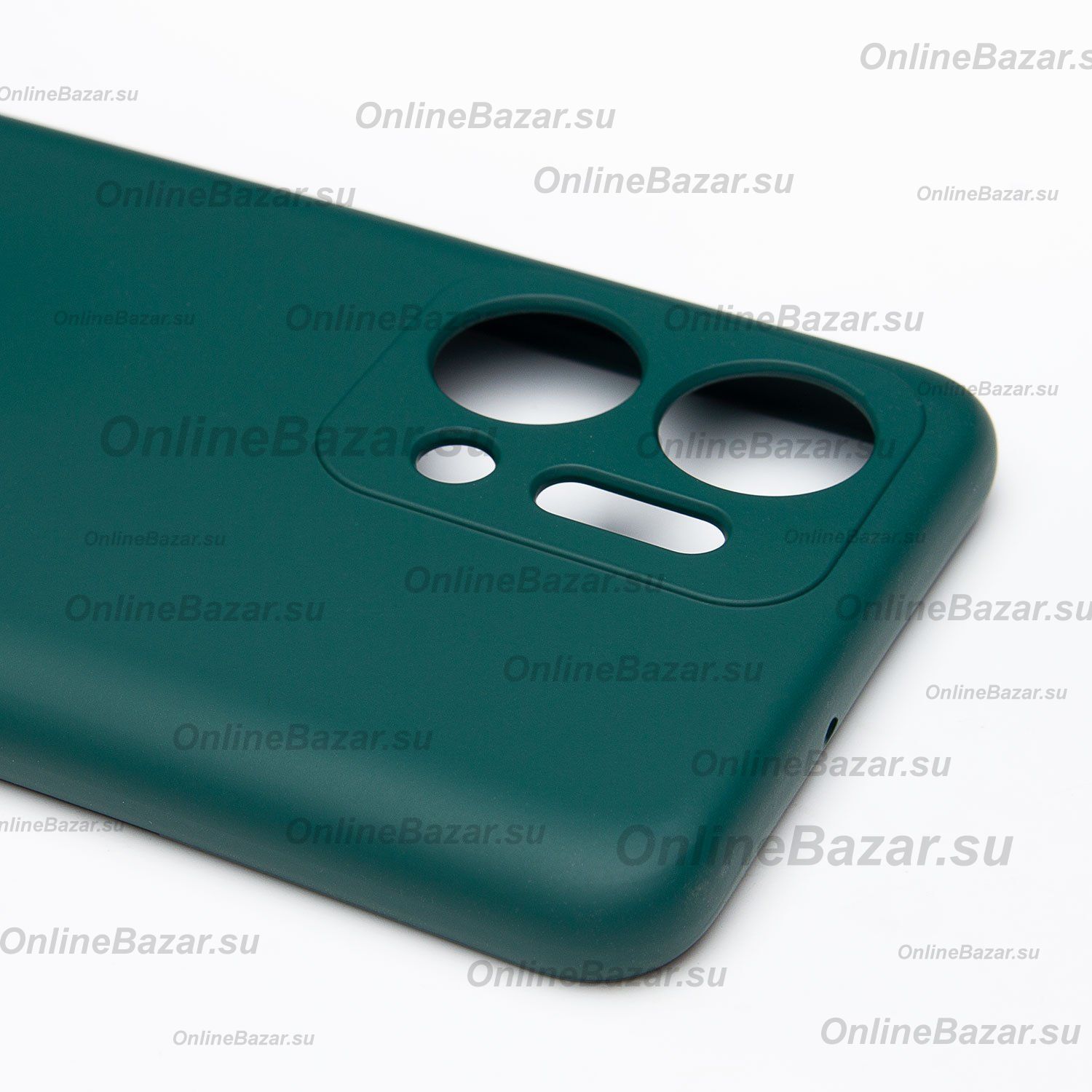 Чехол для Honor X7a (RKY-LX1) силиконовый Soft Touch 2 <темно-зеленый> ― Spb.OnlineBazar.su