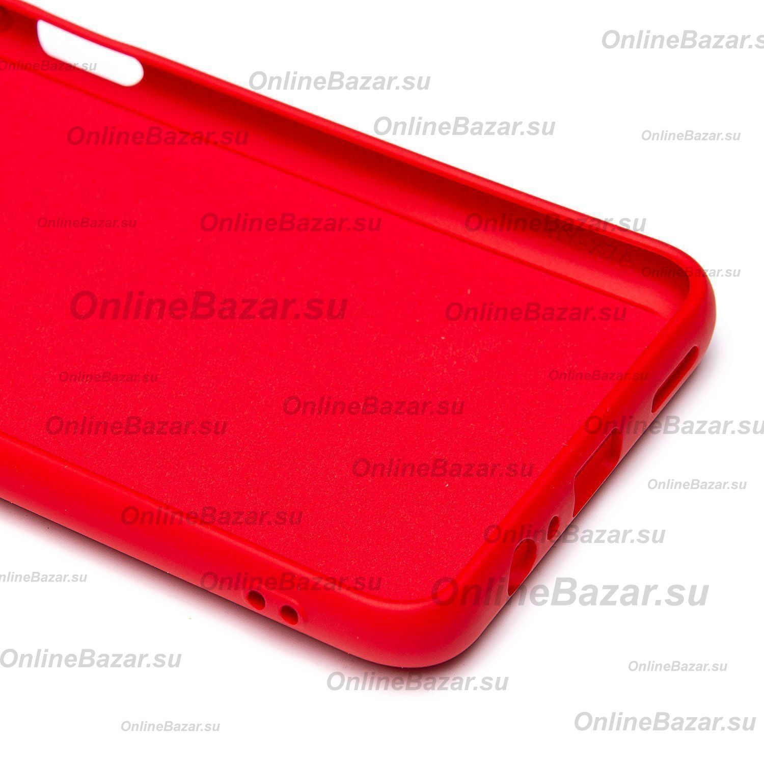 Чехол для Honor X7a (RKY-LX1) силиконовый Soft Touch 2 <красный> ― Spb.OnlineBazar.su
