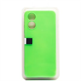 Чехол для Oppo A17k силиконовый Soft Touch 4 <зеленый>