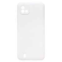 Чехол для Realme RMX3231 силиконовый Soft Touch 4 <белый> ― Spb.OnlineBazar.su
