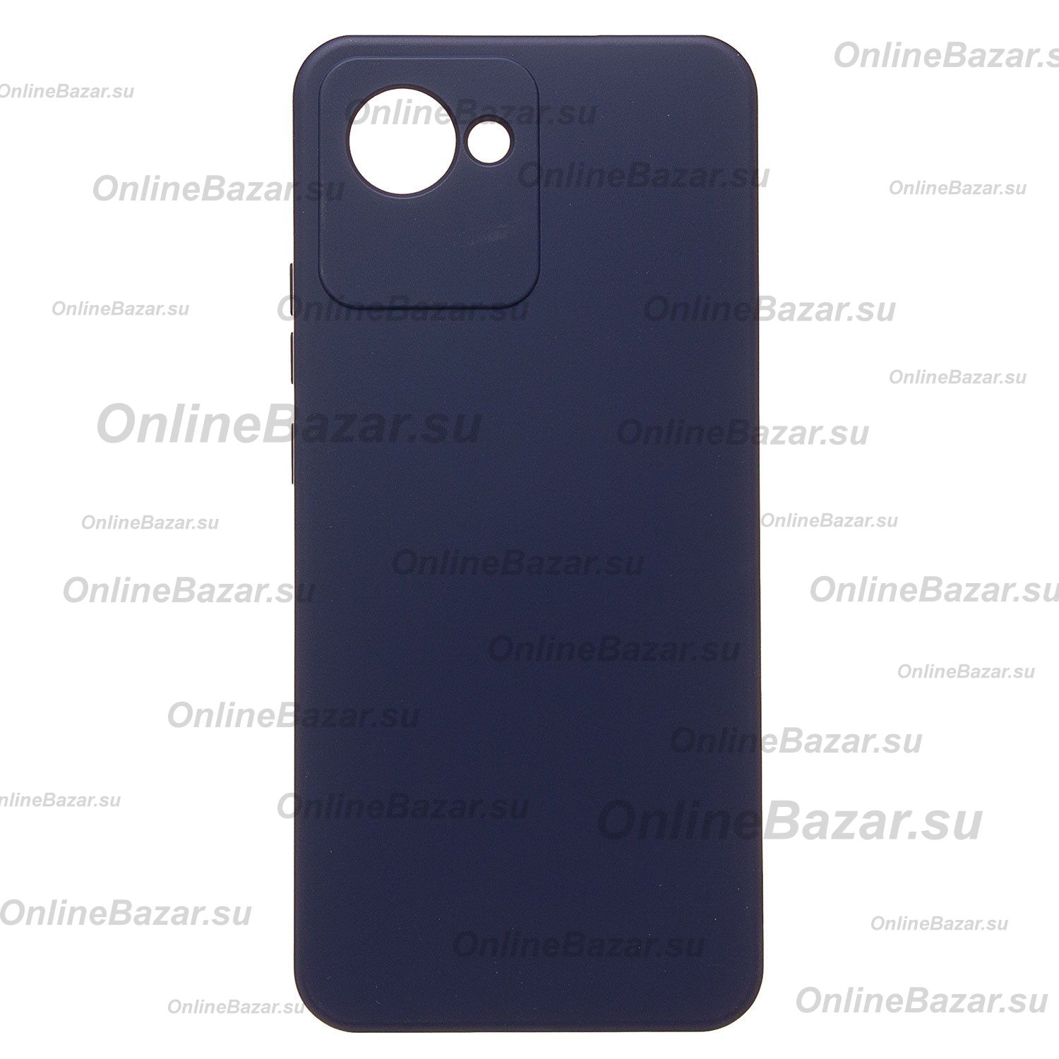 Чехол для Realme RMX3506 силиконовый Soft Touch 4 <темно-синий> ― Spb.OnlineBazar.su