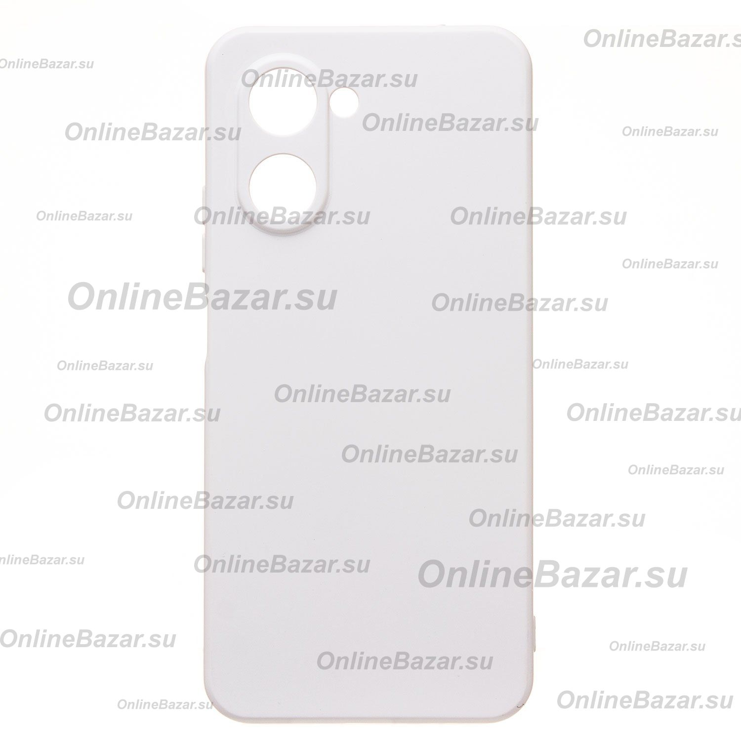 Чехол для Realme RMX3624 силиконовый Soft Touch 4 <белый> ― Spb.OnlineBazar.su