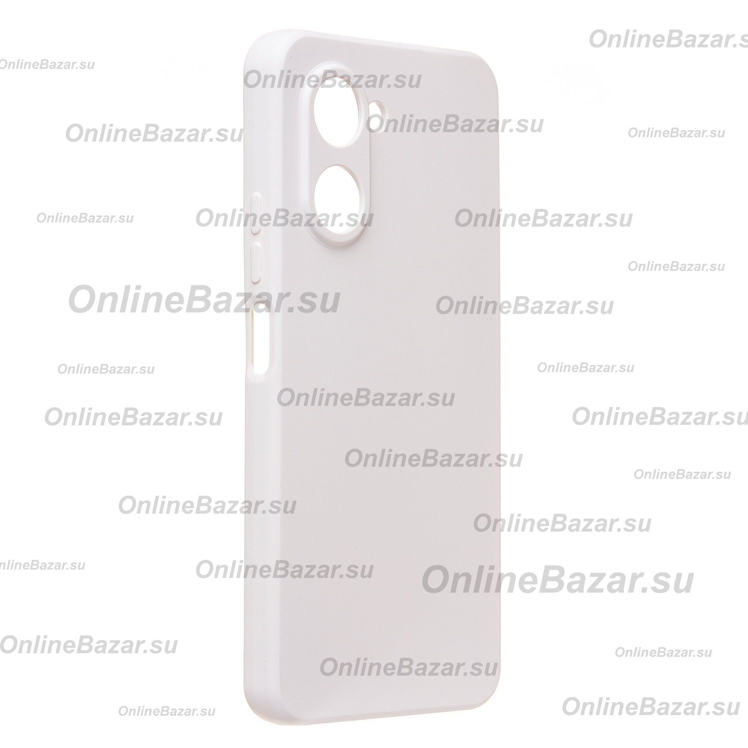 Чехол для Realme RMX3624 силиконовый Soft Touch 4 <белый> ― Spb.OnlineBazar.su