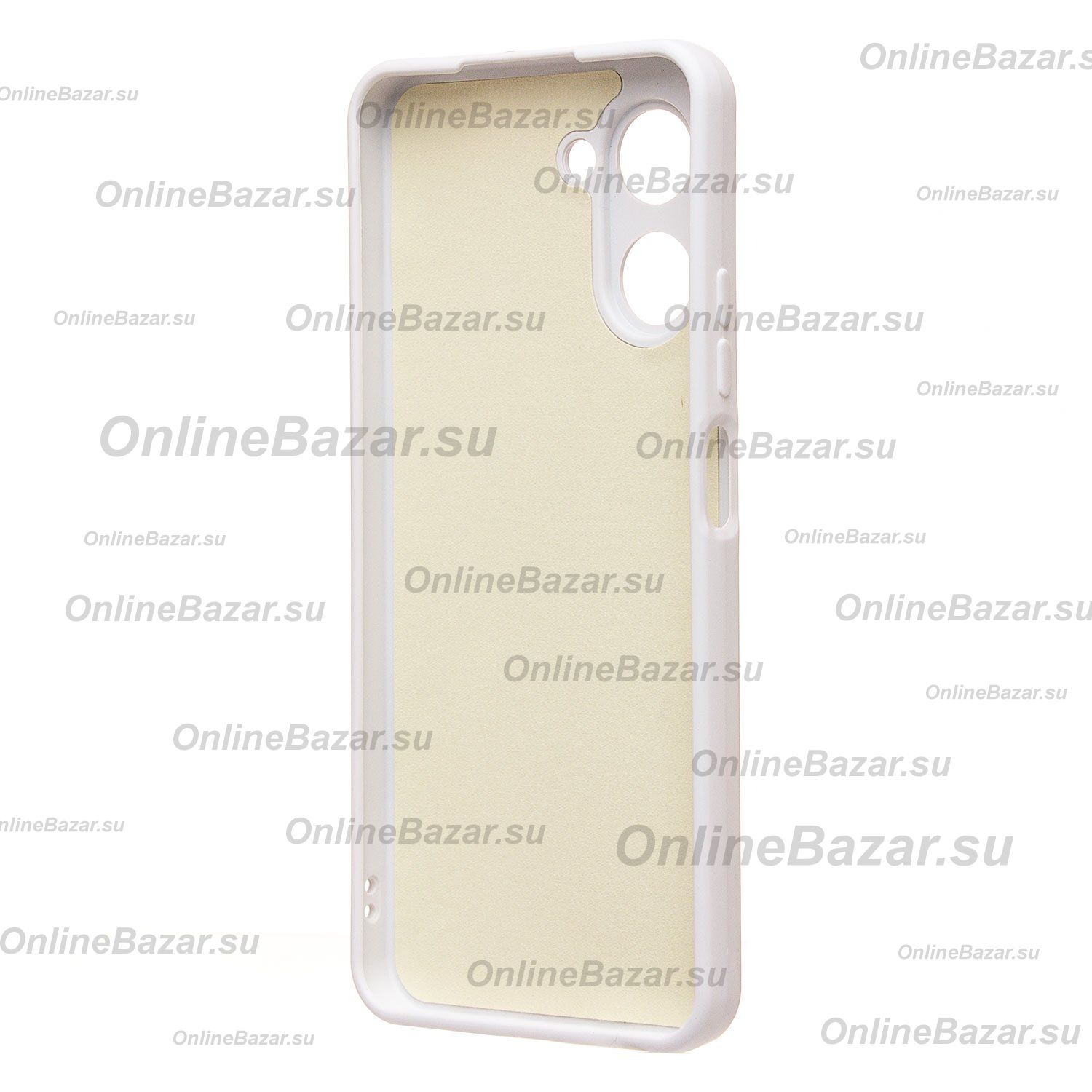 Чехол для Realme RMX3624 силиконовый Soft Touch 4 <белый> ― Spb.OnlineBazar.su