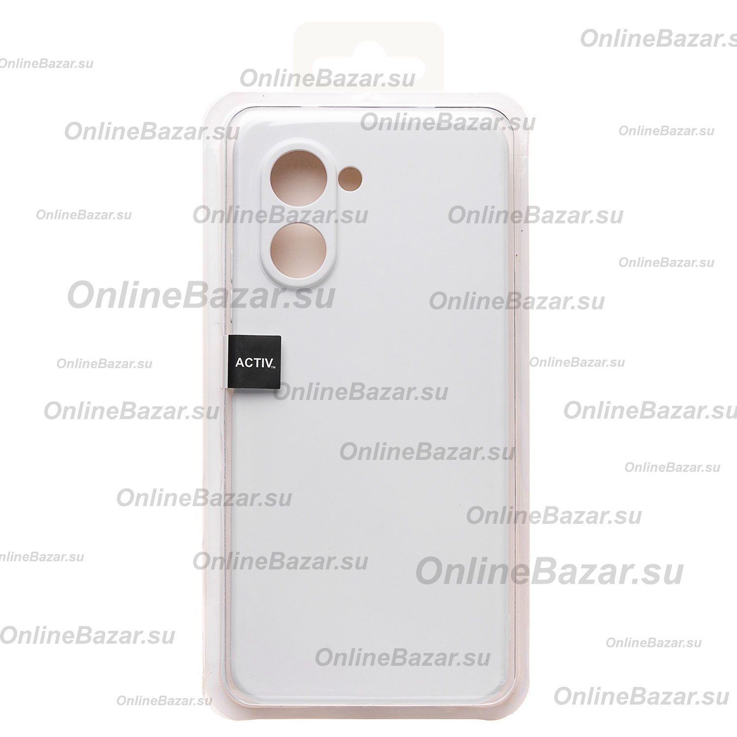 Чехол для Realme RMX3624 силиконовый Soft Touch 4 <белый> ― Spb.OnlineBazar.su