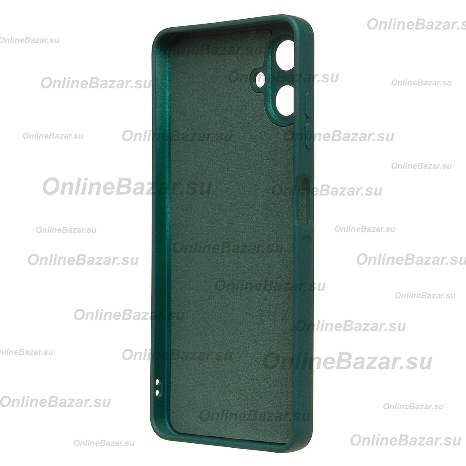 Чехол для Samsung SM-A065F (Galaxy A06) силиконовый Soft Touch 2 <темно-зеленый> ― Spb.OnlineBazar.su