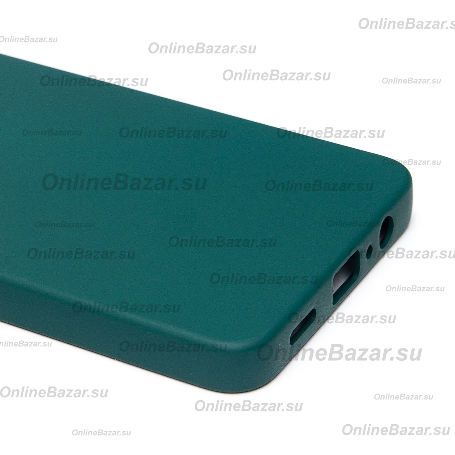 Чехол для Samsung SM-A065F (Galaxy A06) силиконовый Soft Touch 2 <темно-зеленый> ― Spb.OnlineBazar.su