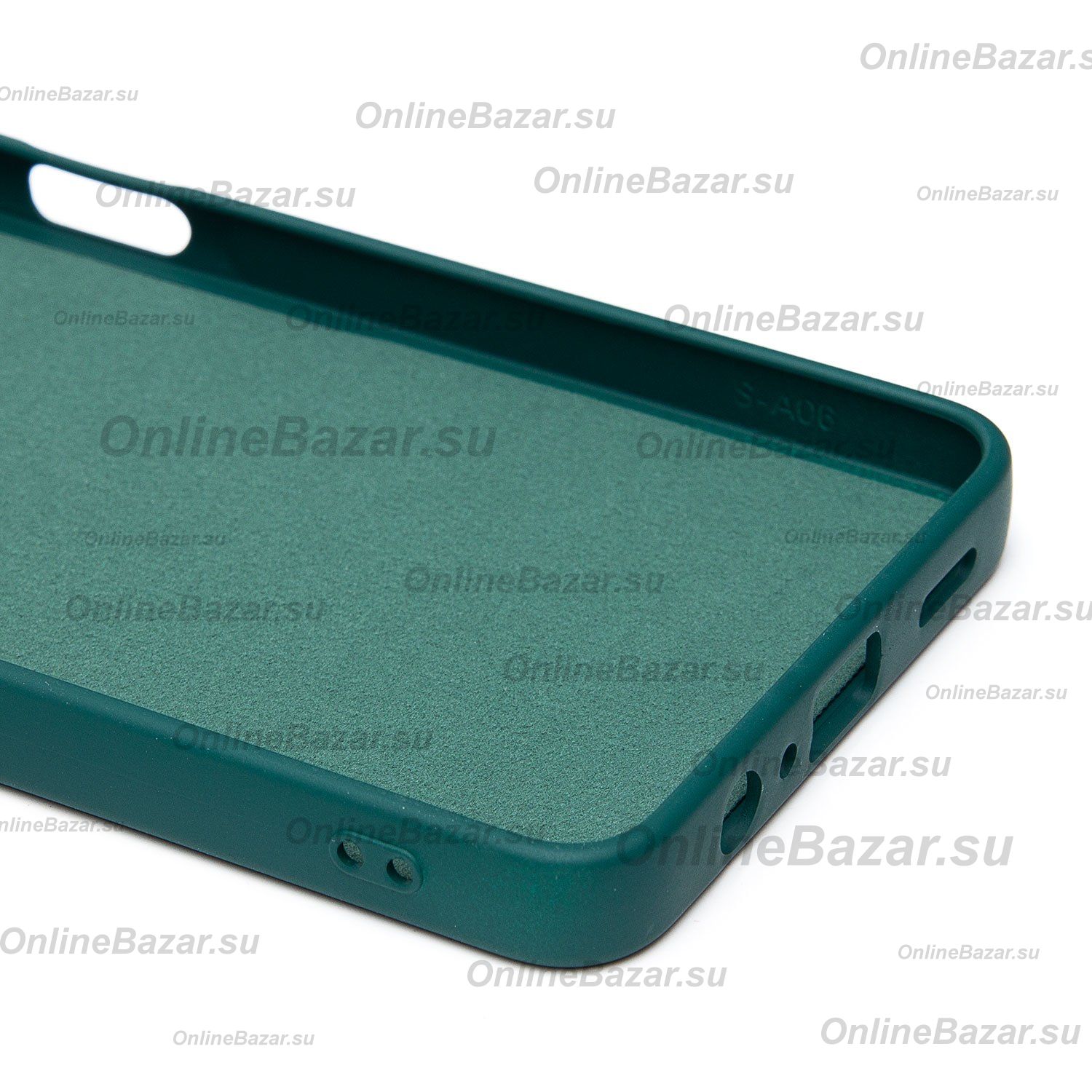 Чехол для Samsung SM-A065F (Galaxy A06) силиконовый Soft Touch 2 <темно-зеленый> ― Spb.OnlineBazar.su