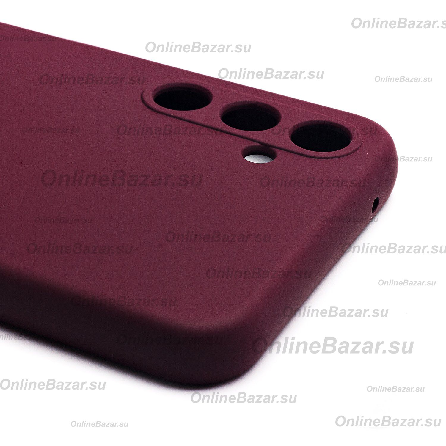 Чехол для Samsung SM-A346E (Galaxy A34 5G) силиконовый Soft Touch 4 <бордовый> ― Spb.OnlineBazar.su