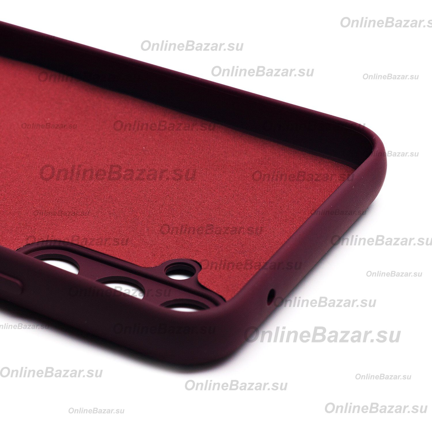 Чехол для Samsung SM-A346E (Galaxy A34 5G) силиконовый Soft Touch 4 <бордовый> ― Spb.OnlineBazar.su