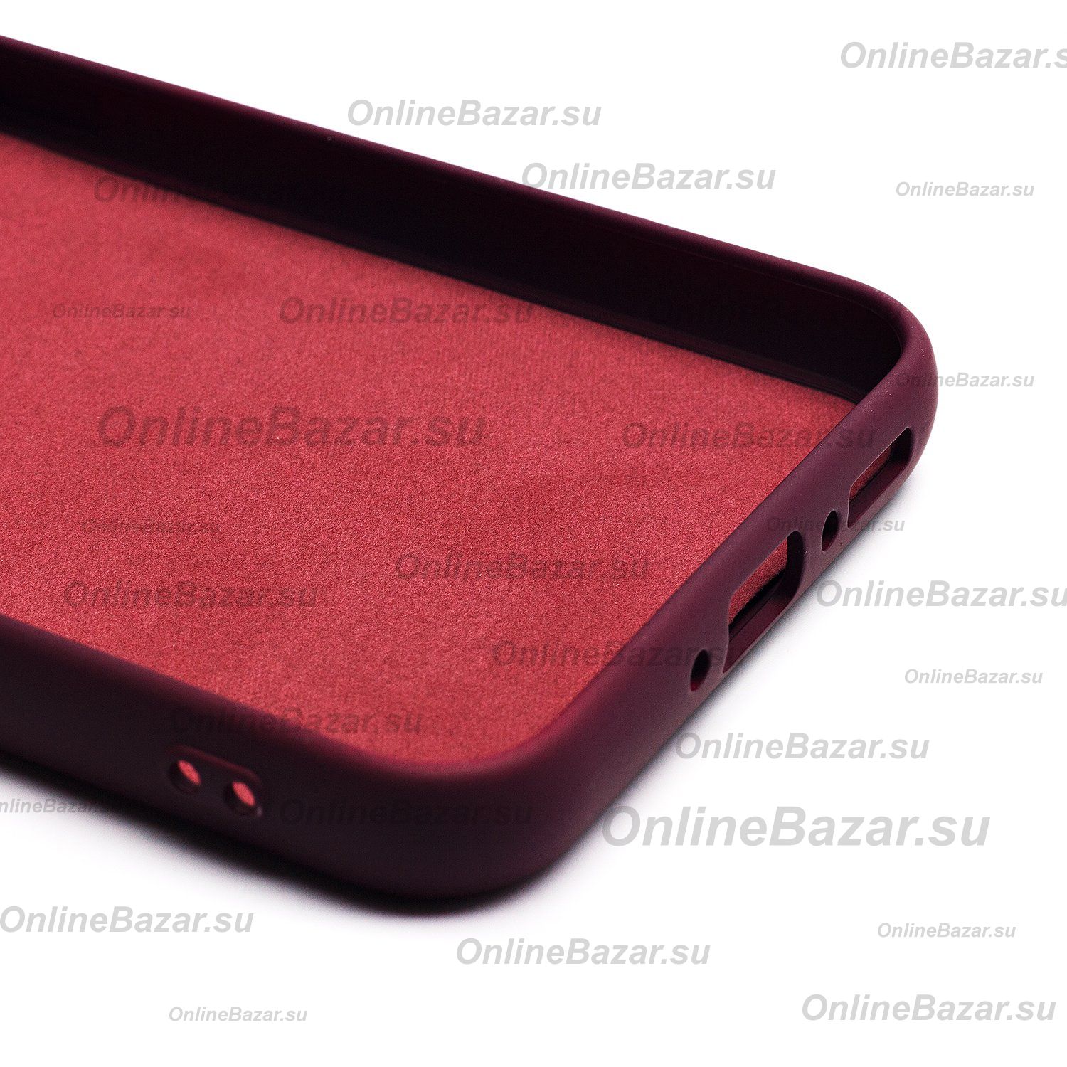 Чехол для Samsung SM-A346E (Galaxy A34 5G) силиконовый Soft Touch 4 <бордовый> ― Spb.OnlineBazar.su
