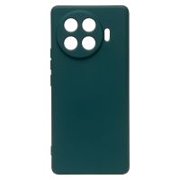 Чехол для Tecno Spark 20 Pro+ (KJ7) силиконовый Soft Touch 4 <темно-зеленый> ― Spb.OnlineBazar.su