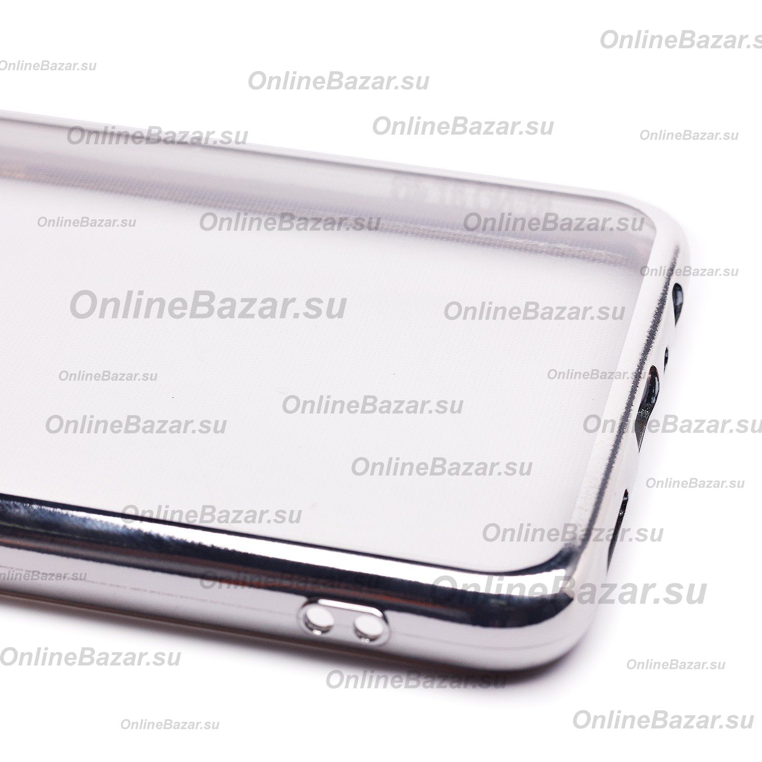 Чехол для Oppo Reno 8T силиконовый ультратонкий Pilot <серебристый> ― Spb.OnlineBazar.su