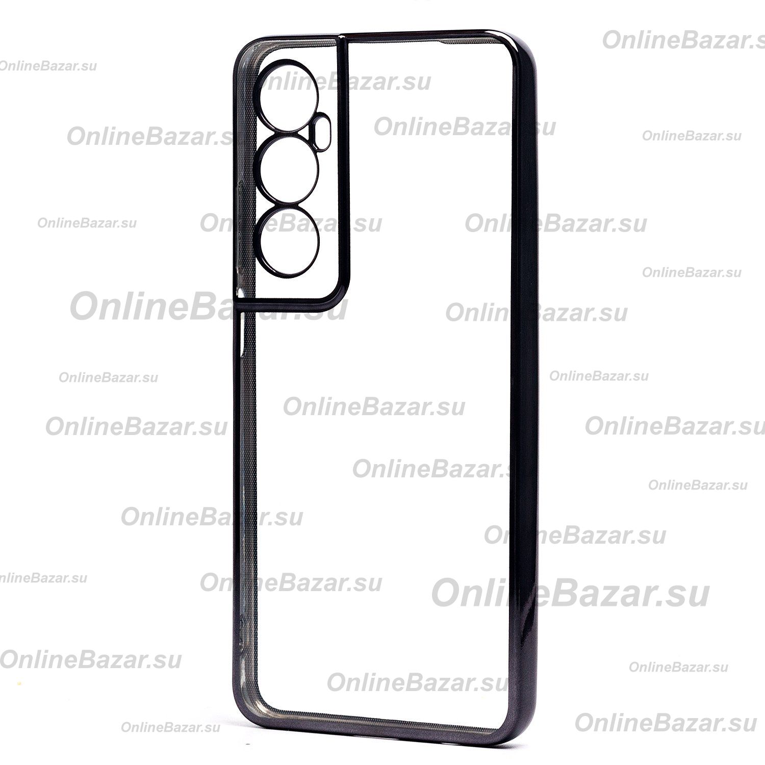 Чехол для Realme C65 силиконовый ультратонкий Pilot <черный> ― Spb.OnlineBazar.su