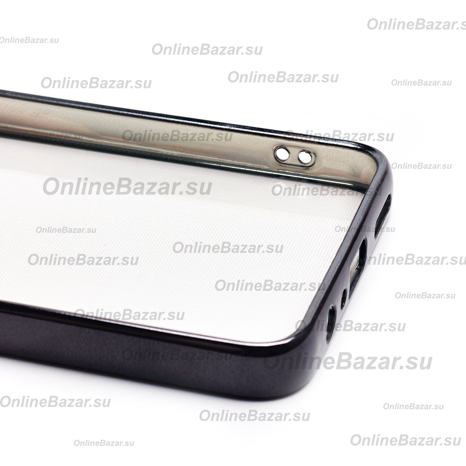 Чехол для Realme C65 силиконовый ультратонкий Pilot <черный> ― Spb.OnlineBazar.su