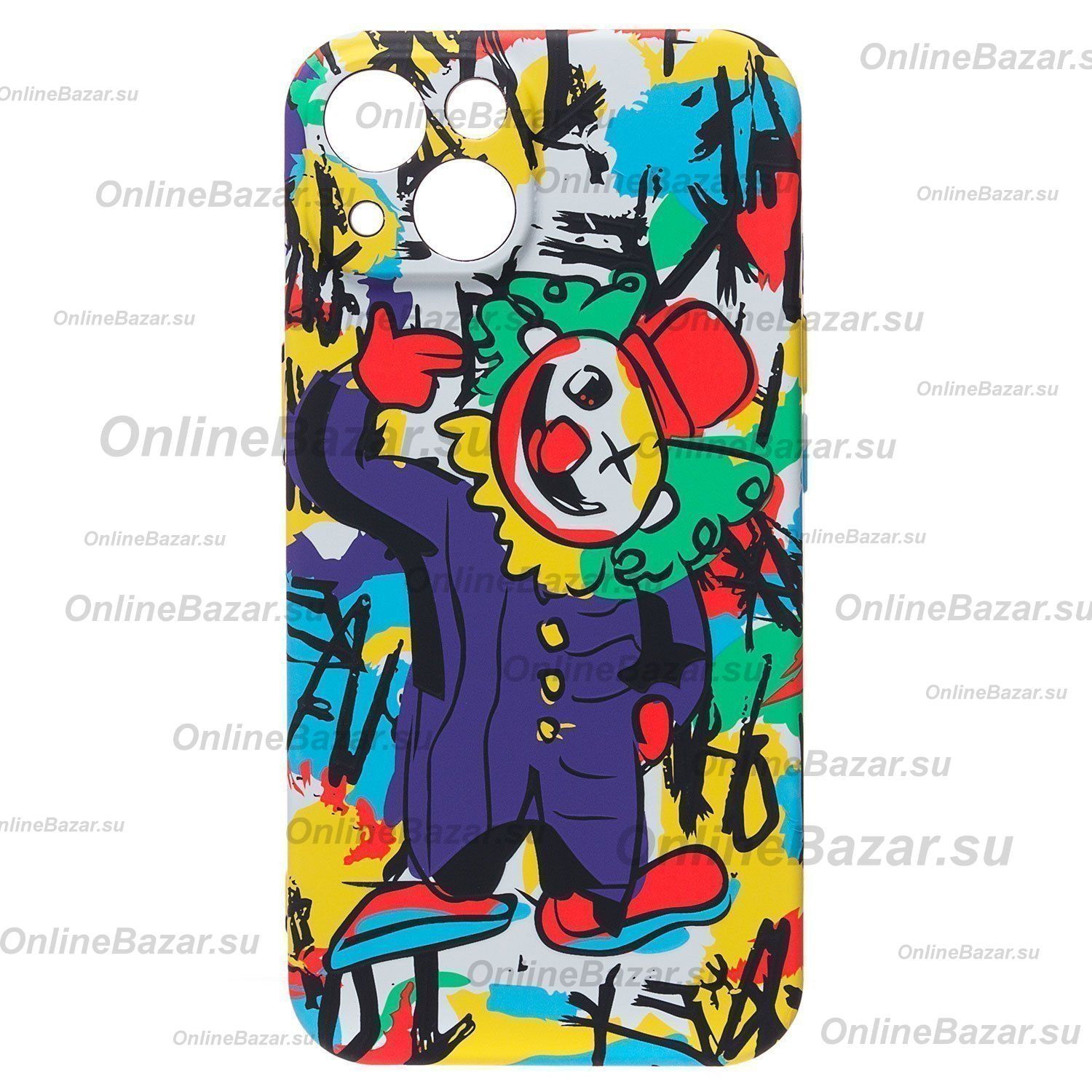 Чехол для Apple iPhone 14 Luxo силиконовый (рис. 093) ― Spb.OnlineBazar.su