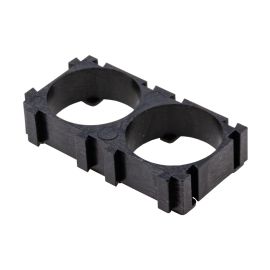 Ячейка держатель для сборки аккумуляторов 18650 (двойная/пластик/10 шт.)