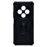Чехол для Xiaomi Redmi 14C силиконовый противоударный с кольцом №2 <черный> ― Spb.OnlineBazar.su