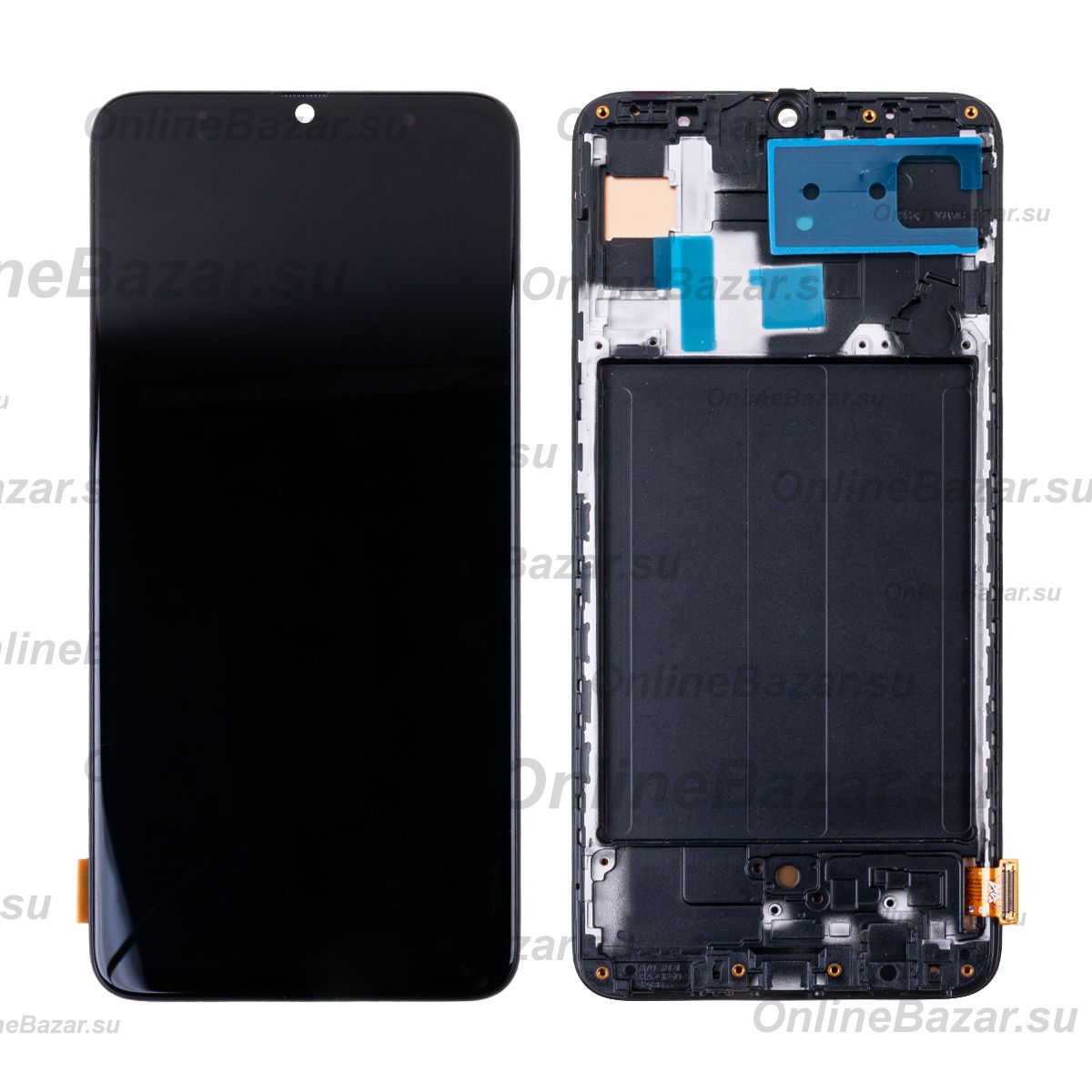 Дисплей для Samsung SM-A705F (Galaxy A70) модуль в сборе с тачскрином <черный> ― Spb.OnlineBazar.su