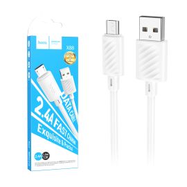 Кабель USB MicroUSB Hoco X88 <белый>