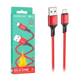 Кабель USB MicroUSB Borofone BX83 <красный>