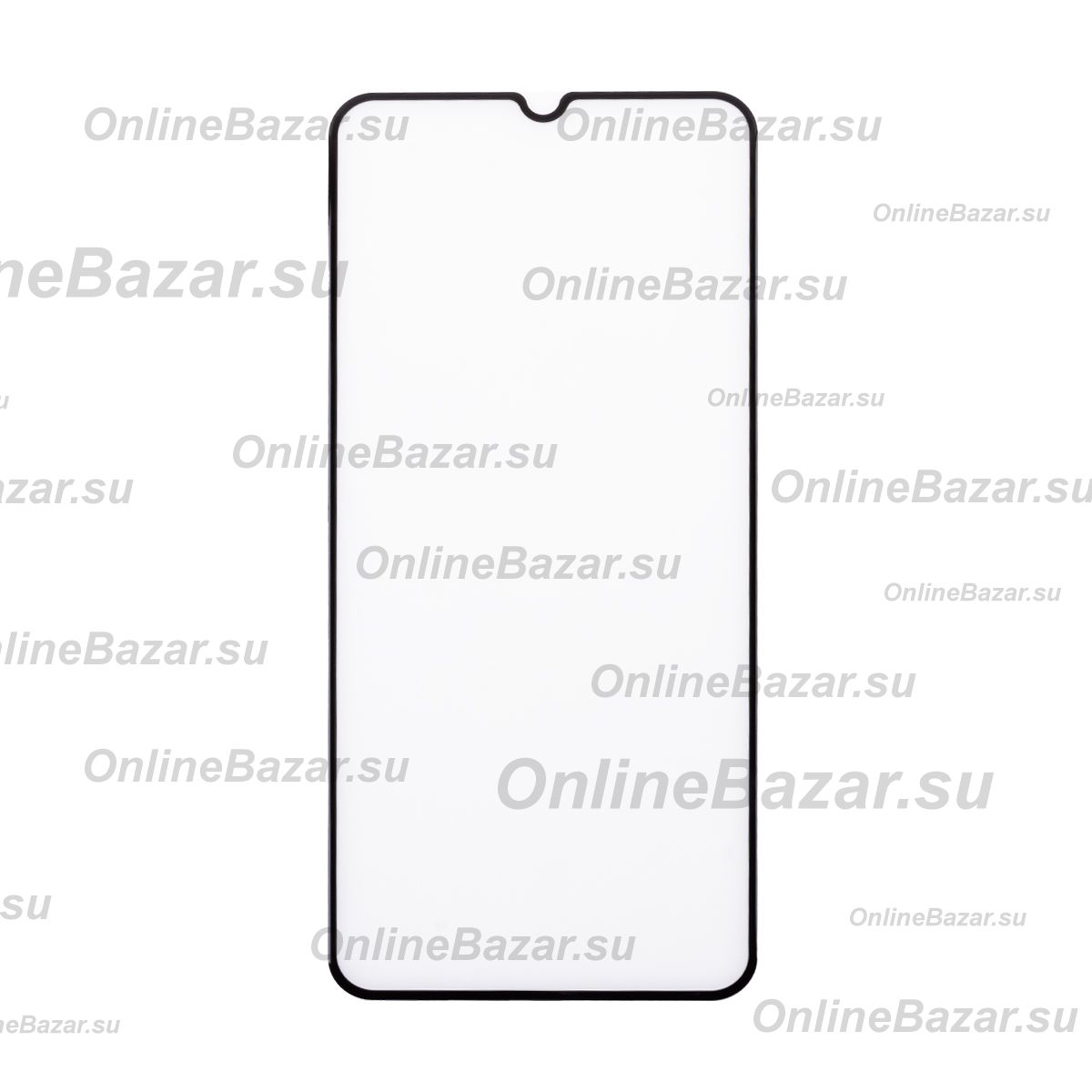 Защитное стекло для Realme RMX3195 (2.5D/матовое, полная наклейка) <черный> ― Spb.OnlineBazar.su