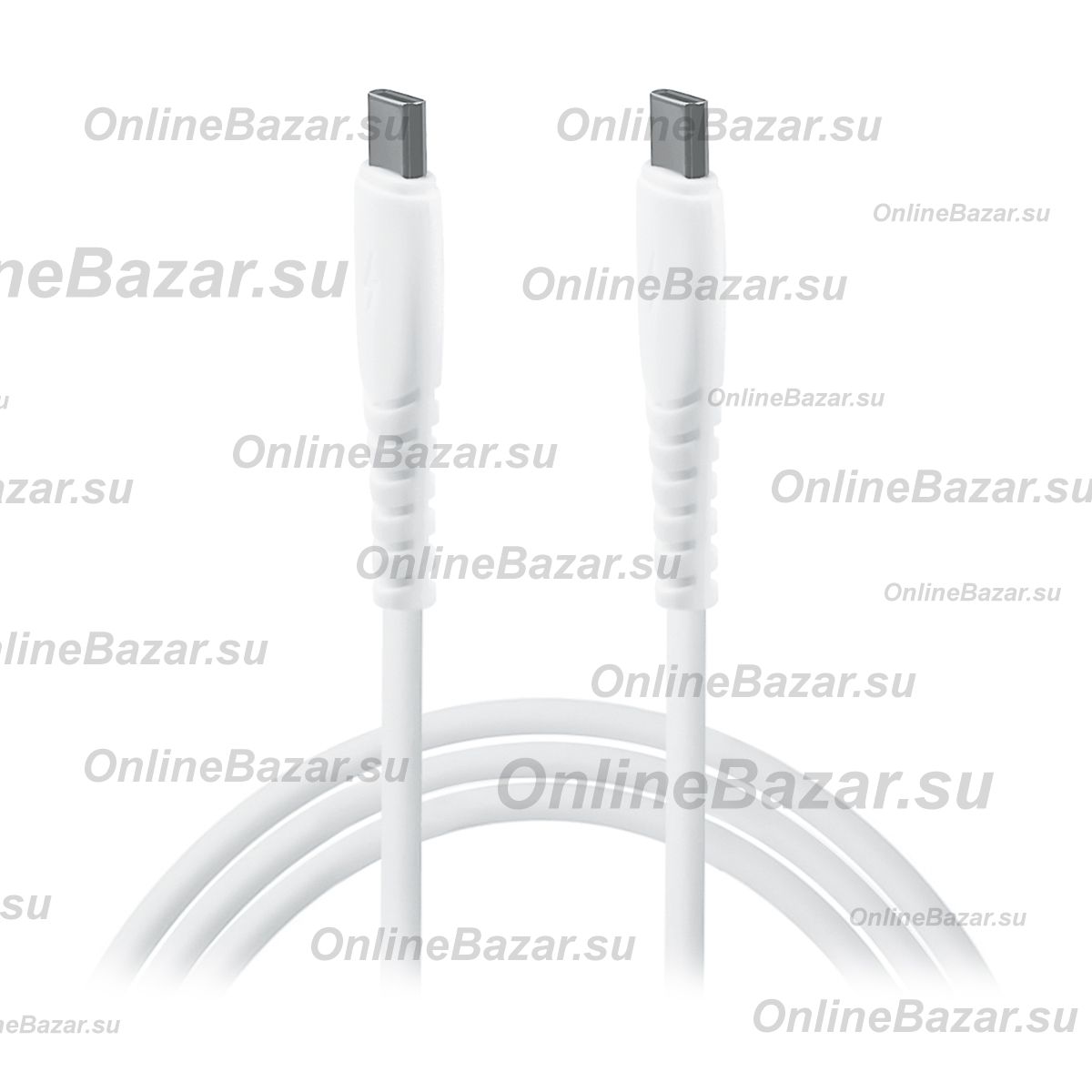 Кабель USB-C Type-C BC (PD) <белый> ― Spb.OnlineBazar.su