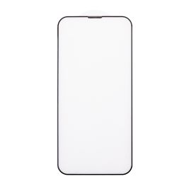 Защитное стекло для Apple iPhone 14 (2,5D/с сеткой динамика) <черный>